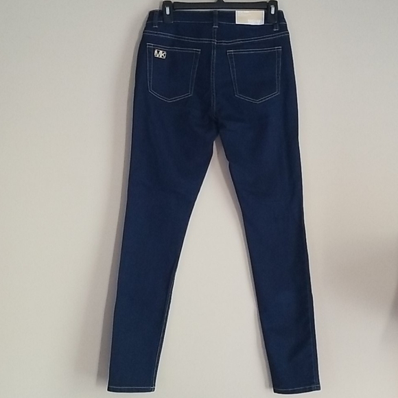 Michael Kors Selma Skinny Overdyed Indigo Jeans 2 - Picture 12 of 16